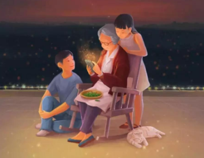 易造科技祝天下父母重陽節(jié)快樂-陪伴